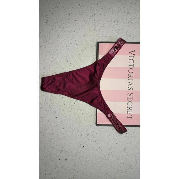 Victoria’s Secret Very Sexy Fresh Jam Shine Strap Logo Thong Panty Sz XL NWT - Picture 1 of 4